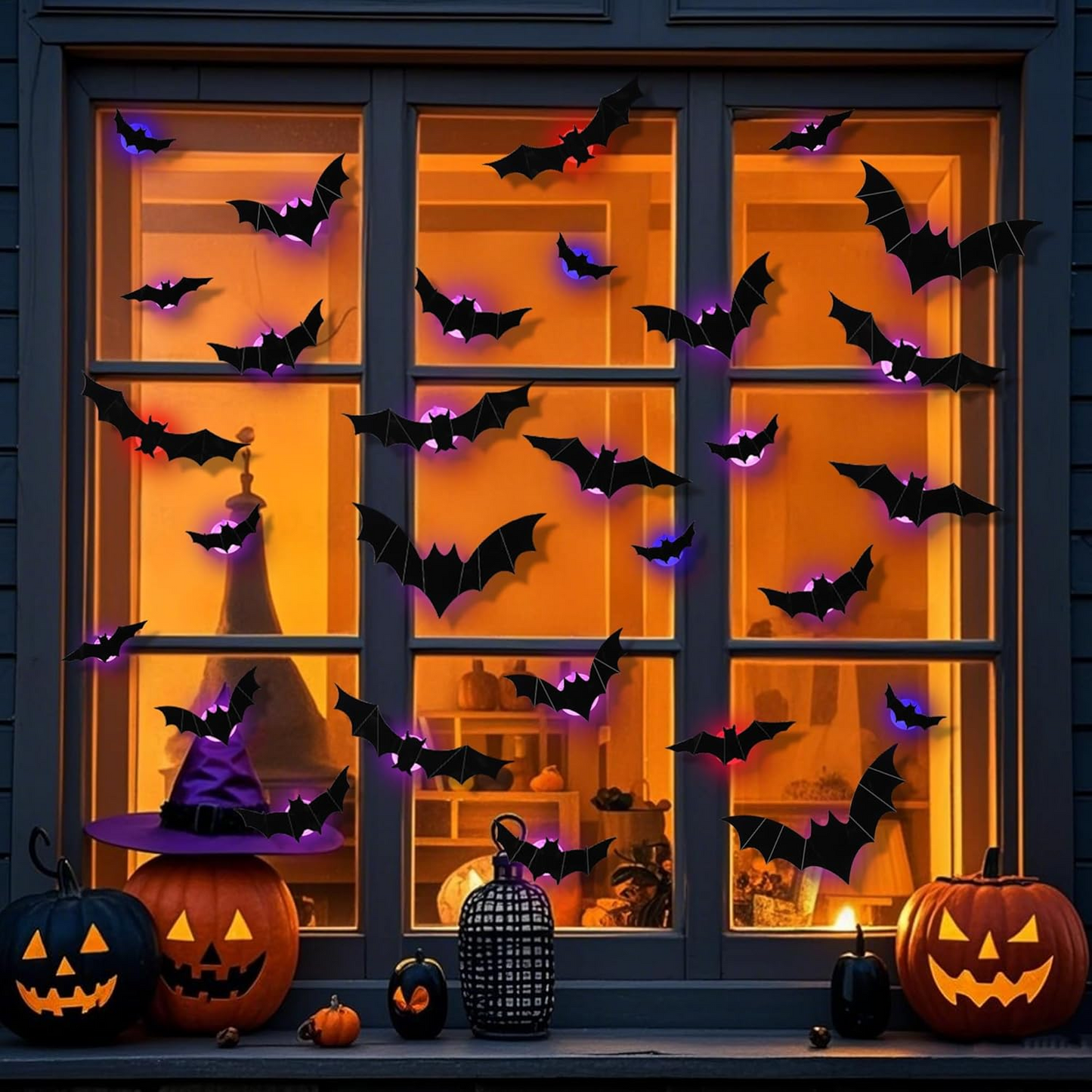 3D Bat Ornaments Halloween Festival Decor