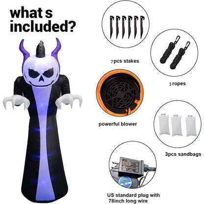 Giant 12-Foot Inflatable Grim Reaper